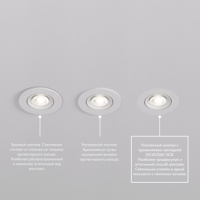 DK3020-WH Встраиваемый светильник, IP 20, 10 Вт, GU5.3, LED, белый, пластик в Сургуте - surgut.ok-mebel.com | фото 6