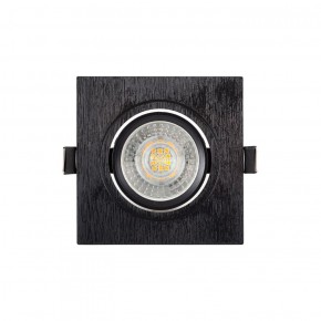 DK3021-BK Встраиваемый светильник, IP 20, 10 Вт, GU5.3, LED, черный, пластик в Сургуте - surgut.ok-mebel.com | фото 1