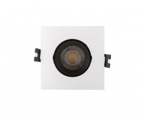 DK3021-WB Встраиваемый светильник, IP 20, 10 Вт, GU5.3, LED, белый/черный, пластик в Сургуте - surgut.ok-mebel.com | фото