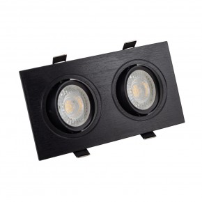 DK3022-BK Встраиваемый светильник, IP 20, 10 Вт, GU5.3, LED, черный, пластик в Сургуте - surgut.ok-mebel.com | фото