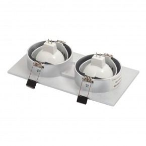 DK3022-CM Встраиваемый светильник, IP 20, 10 Вт, GU5.3, LED, серый, пластик в Сургуте - surgut.ok-mebel.com | фото 4