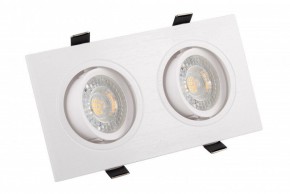 DK3022-WH Встраиваемый светильник, IP 20, 10 Вт, GU5.3, LED, белый, пластик в Сургуте - surgut.ok-mebel.com | фото