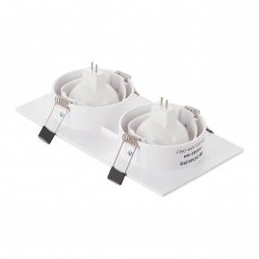 DK3022-WH Встраиваемый светильник, IP 20, 10 Вт, GU5.3, LED, белый, пластик в Сургуте - surgut.ok-mebel.com | фото 3