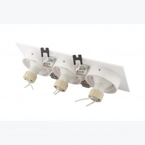 DK3023-WH Встраиваемый светильник, IP 20, 10 Вт, GU5.3, LED, белый, пластик в Сургуте - surgut.ok-mebel.com | фото 4