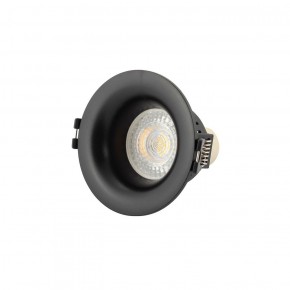 DK3024-BK Встраиваемый светильник, IP 20, 10 Вт, GU5.3, LED, черный, пластик в Сургуте - surgut.ok-mebel.com | фото 1