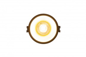 DK3026-BG Встраиваемый светильник, IP 20, 10 Вт, GU5.3, LED, черный/золотой, пластик в Сургуте - surgut.ok-mebel.com | фото 2