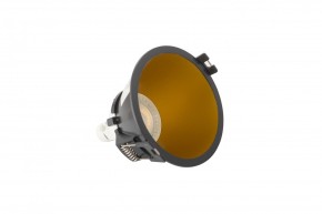 DK3026-BG Встраиваемый светильник, IP 20, 10 Вт, GU5.3, LED, черный/золотой, пластик в Сургуте - surgut.ok-mebel.com | фото 4
