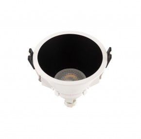 DK3026-WB Встраиваемый светильник, IP 20, 10 Вт, GU5.3, LED, белый/черный, пластик в Сургуте - surgut.ok-mebel.com | фото 2