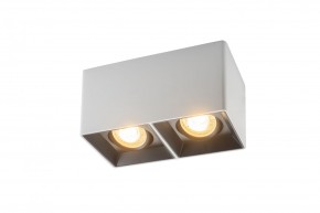 DK3035-WB Светильник накладной IP 20, 10 Вт, GU5.3, LED, белый/черный, пластик в Сургуте - surgut.ok-mebel.com | фото