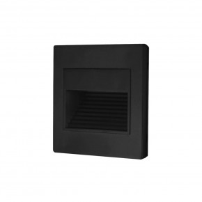 DK3050-BK Светильник встраиваемый в стену, IP 20, LED 3000, 1 Вт, черный пластик в Сургуте - surgut.ok-mebel.com | фото