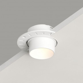 DK3056-WH Встраиваемый светильник под шпатлевку, IP20, до 15 Вт, LED, GU5,3, белый, пластик в Сургуте - surgut.ok-mebel.com | фото 2