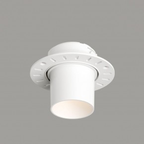 DK3057-WH Встраиваемый светильник под шпатлевку, IP20, до 15 Вт, LED, GU5,3, белый, пластик в Сургуте - surgut.ok-mebel.com | фото