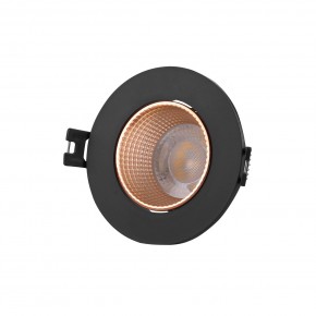 DK3061-BBR Встраиваемый светильник, IP 20, 10 Вт, GU5.3, LED, черный/бронзовый, пластик в Сургуте - surgut.ok-mebel.com | фото