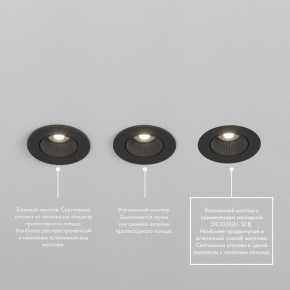 DK3061-BBR Встраиваемый светильник, IP 20, 10 Вт, GU5.3, LED, черный/бронзовый, пластик в Сургуте - surgut.ok-mebel.com | фото 4