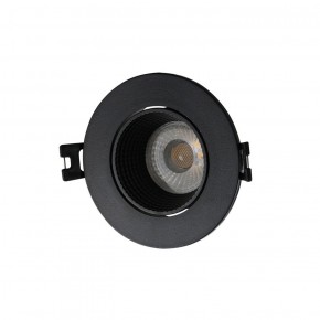 DK3061-BK Встраиваемый светильник, IP 20, 10 Вт, GU5.3, LED, черный/черный, пластик в Сургуте - surgut.ok-mebel.com | фото 1