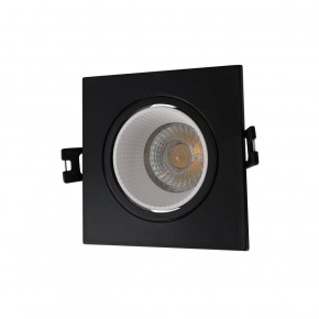 DK3071-BK+WH Встраиваемый светильник, IP 20, 10 Вт, GU5.3, LED, черный/белый, пластик в Сургуте - surgut.ok-mebel.com | фото