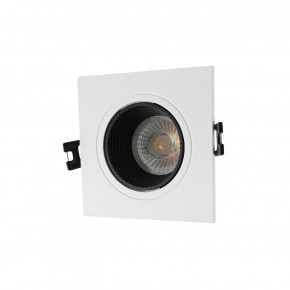 DK3071-WH+BK Встраиваемый светильник, IP 20, 10 Вт, GU5.3, LED, белый/черный, пластик в Сургуте - surgut.ok-mebel.com | фото