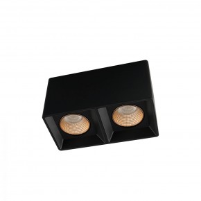 DK3085-BK+BR Светильник накладной IP 20, 10 Вт, GU5.3, LED, черный/бронзовый, пластик в Сургуте - surgut.ok-mebel.com | фото