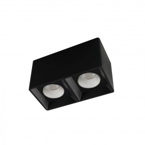 DK3085-BK+CH Светильник накладной IP 20, 10 Вт, GU5.3, LED, черный/хром, пластик в Сургуте - surgut.ok-mebel.com | фото