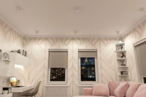 DK3090-WH+CH Светильник накладной IP 20, 10 Вт, GU5.3, LED, белый/хром, пластик в Сургуте - surgut.ok-mebel.com | фото 2