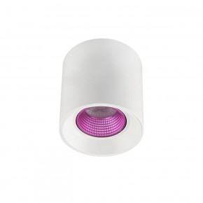 DK3090-WH+PI Светильник накладной IP 20, 10 Вт, GU5.3, LED, белый/розовый, пластик в Сургуте - surgut.ok-mebel.com | фото