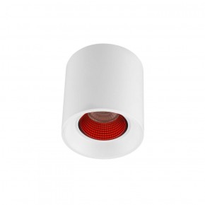 DK3090-WH+RD Светильник накладной IP 20, 10 Вт, GU5.3, LED, белый/красный, пластик в Сургуте - surgut.ok-mebel.com | фото