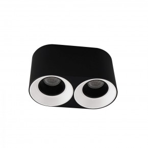 DK3096-BW+BK Светильник накладной IP 20, 10 Вт, GU5.3, LED, черно-белый/черный, пластик в Сургуте - surgut.ok-mebel.com | фото