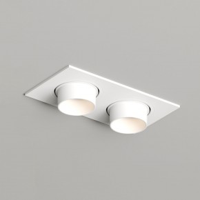 DK3122-WH Встраиваемый светильник, IP20, до 15 Вт, LED, GU5,3, белый, пластик в Сургуте - surgut.ok-mebel.com | фото