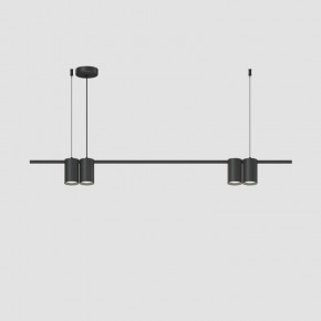 DK4061-BK Подвесной светильник ORBIT, IP20, 4xGU10 LED до 15 Вт, черный матовый, алюминий в Сургуте - surgut.ok-mebel.com | фото