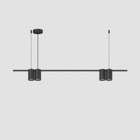 DK4061-BK Подвесной светильник ORBIT, IP20, 4xGU10 LED до 15 Вт, черный матовый, алюминий в Сургуте - surgut.ok-mebel.com | фото 2