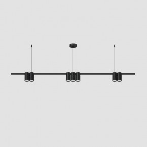 DK4063-BK Подвесной светильник ORBIT, IP20, 7xGU10 LED до 15 Вт, черный матовый, алюминий в Сургуте - surgut.ok-mebel.com | фото 2