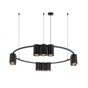 DK4065-BK Подвесной светильник ORBIT, IP20, 10xGU10 LED до 15 Вт, черный матовый, алюминий в Сургуте - surgut.ok-mebel.com | фото 3