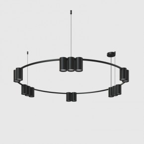 DK4067-BK Подвесной светильник ORBIT, IP20, 15xGU10 LED до 15 Вт, черный матовый, алюминий в Сургуте - surgut.ok-mebel.com | фото 2