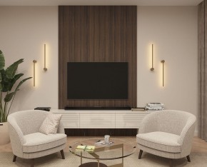 DK5010-SG Бра 600 мм, 3000К, IP20, 5 Вт, матовое золото в Сургуте - surgut.ok-mebel.com | фото 5