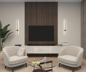 DK5012-BK Бра 800 мм, 3000К, IP20, 7 Вт, черный, алюминий в Сургуте - surgut.ok-mebel.com | фото 5