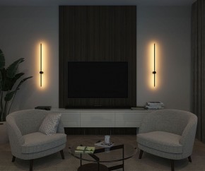 DK5014-BK Бра 1000 мм, 3000К, IP20, 12 Вт, черный, алюминий в Сургуте - surgut.ok-mebel.com | фото 6