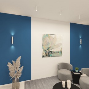 DK5022-WH Настенный светильник, IP20, до 15 Вт, LED, 2xGU10, белый, алюминий в Сургуте - surgut.ok-mebel.com | фото 5