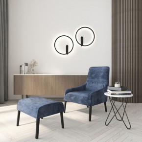 DK5035-BK Бра ROUND со светодиодом, IP20, 24W, 3000/4000/6500K, черный, алюминий в Сургуте - surgut.ok-mebel.com | фото 8
