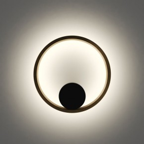 DK5060-BK+SG Бра ORBIT, IP20, 3000К, LED, 10 Вт, черный + сатинированное золото, алюминий в Сургуте - surgut.ok-mebel.com | фото 4