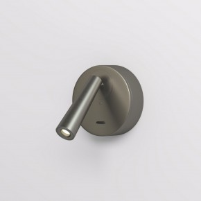 DK5072-DN Бра SHINE WALL со светодиодом, D104*H68, IP20, 3000К, 3W, RA?90, темный никель, алюминий в Сургуте - surgut.ok-mebel.com | фото