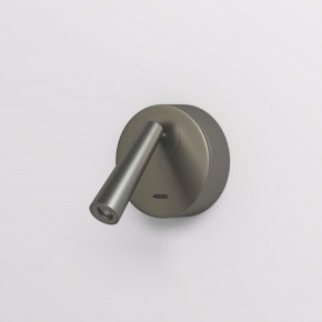 DK5072-DN Бра SHINE WALL со светодиодом, D104*H68, IP20, 3000К, 3W, RA?90, темный никель, алюминий в Сургуте - surgut.ok-mebel.com | фото 2