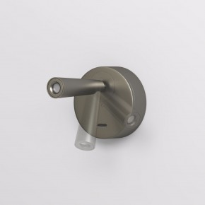 DK5072-DN Бра SHINE WALL со светодиодом, D104*H68, IP20, 3000К, 3W, RA?90, темный никель, алюминий в Сургуте - surgut.ok-mebel.com | фото 3