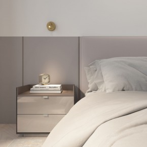 DK5072-SB Бра SHINE WALL со светодиодом, D104*H68, IP20, 3000К, 3W, RA?90, сатинированная латунь, алюминий в Сургуте - surgut.ok-mebel.com | фото 9