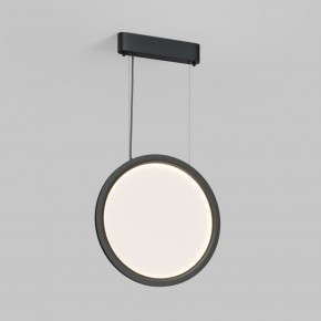 DK6604-BK Подвесной вертикальный светильник Veil со светодиодом H1500 d450 220V 36W 3000-6000K IP20 черный алюминий в Сургуте - surgut.ok-mebel.com | фото
