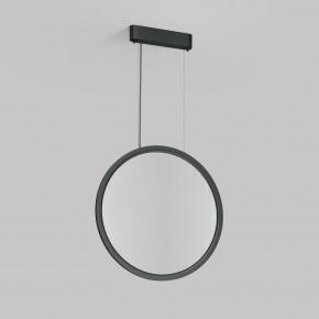 DK6606-BK Подвесной вертикальный светильник Veil со светодиодом H1700 d600 220V 48W 3000-6000K IP20 черный алюминий в Сургуте - surgut.ok-mebel.com | фото 2