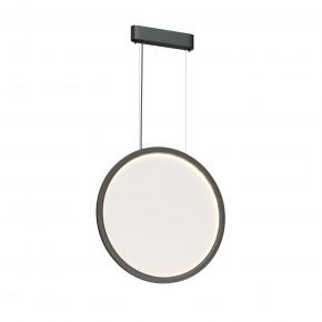 DK6606-BK Подвесной вертикальный светильник Veil со светодиодом H1700 d600 220V 48W 3000-6000K IP20 черный алюминий в Сургуте - surgut.ok-mebel.com | фото 5