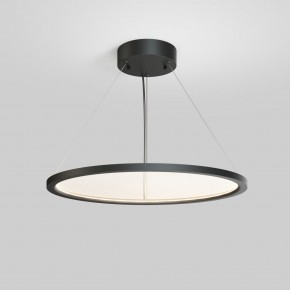 DK6616-BK Подвесной горизонтальный светильник Veil со светодиодом H900 d600 220V 48W 3000-6000K IP20 черный алюминий в Сургуте - surgut.ok-mebel.com | фото