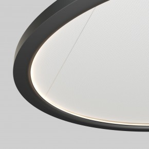 DK6616-BK Подвесной горизонтальный светильник Veil со светодиодом H900 d600 220V 48W 3000-6000K IP20 черный алюминий в Сургуте - surgut.ok-mebel.com | фото 3