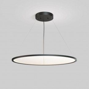 DK6620-BK Подвесной горизонтальный светильник Veil со светодиодом H900 d1000 220V 82W 3000-6000K IP20 черный алюминий в Сургуте - surgut.ok-mebel.com | фото