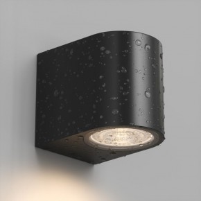 DK9790-BK Настенный уличный светильник NARVIK, IP44, GU10 LED, до 15 Вт, черный, алюминий в Сургуте - surgut.ok-mebel.com | фото 3